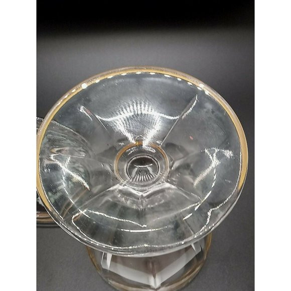 Antique Hand Painted Enamel Roses Gold Trim Candy Dish 11" High 4"Wide - Picture 5 of 6